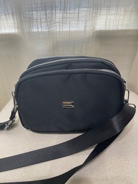 (New) Black Nylon Crossbody Bag Small Lightweight Everyday Purse
